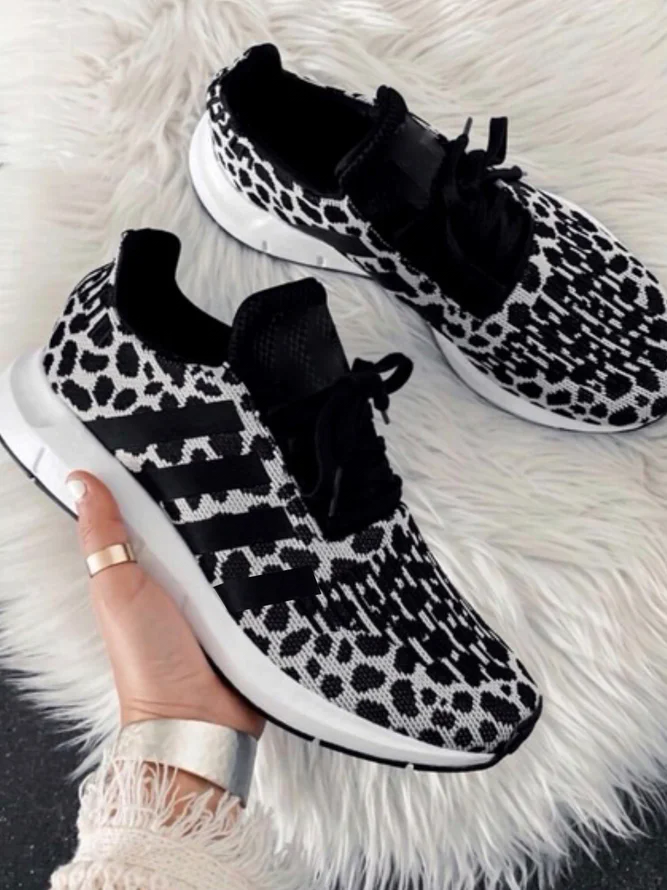 Fabric Leisure Sports Texture Mixed Sneakers