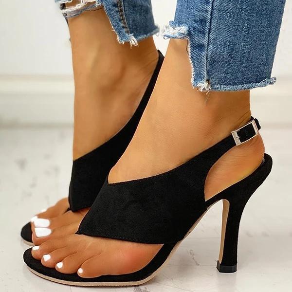 2021 Women Thin Heeled Sandals