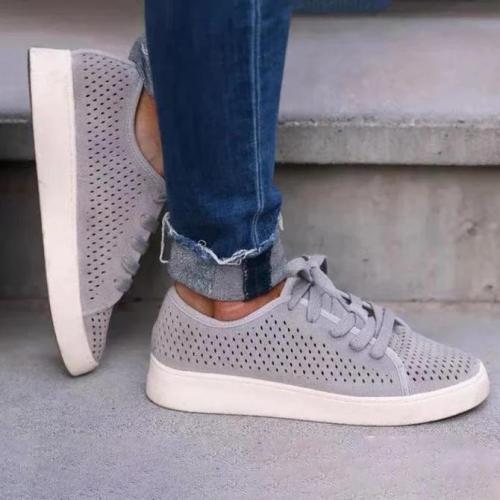 Casual Flat Heel All Season Hollow-Out Sneakers
