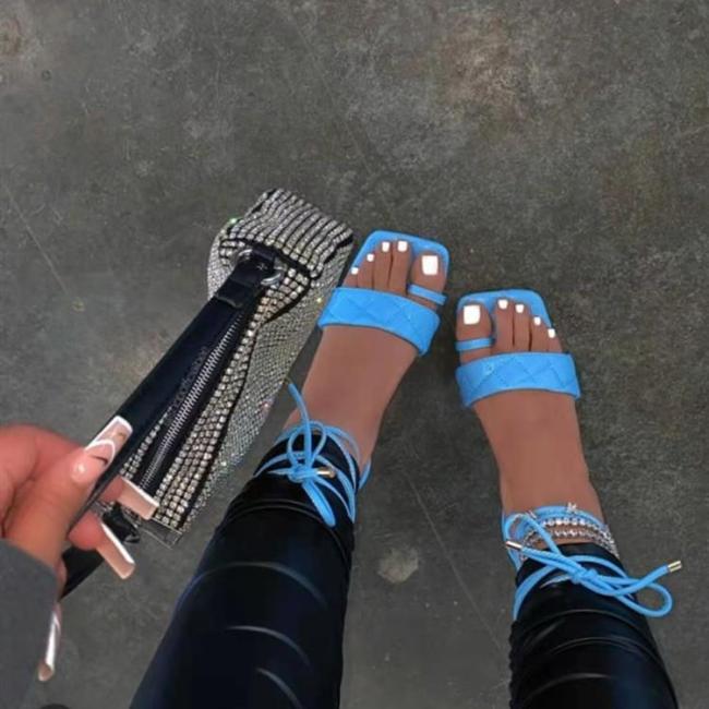 Lace-up All Over Toe Sandals