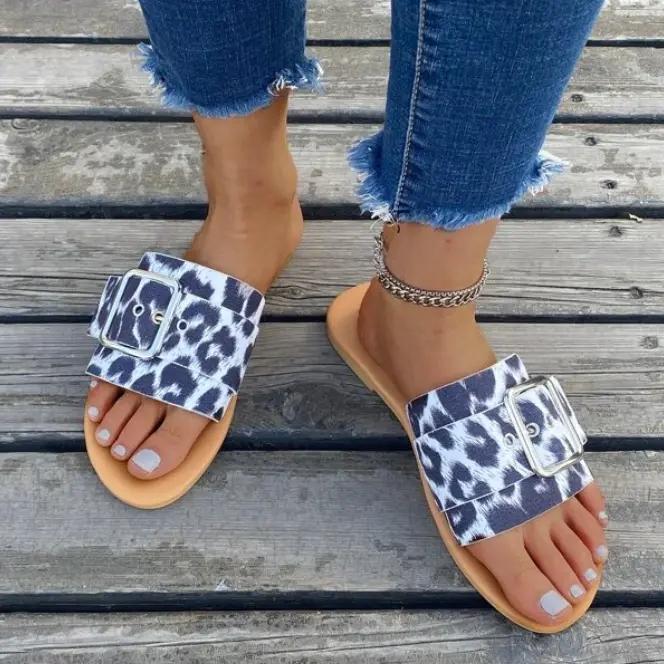 Women’s Fashionable And Comfortable Leopard Print Slippers