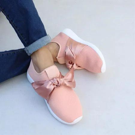 Women's Bowknot Breathable Casual Sneakers