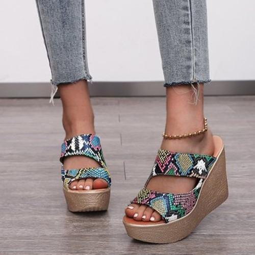 retro wedge sandals