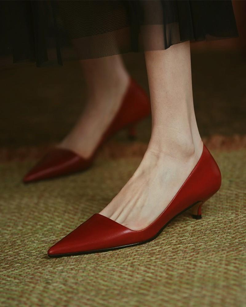 pointed toe block heel sandals
