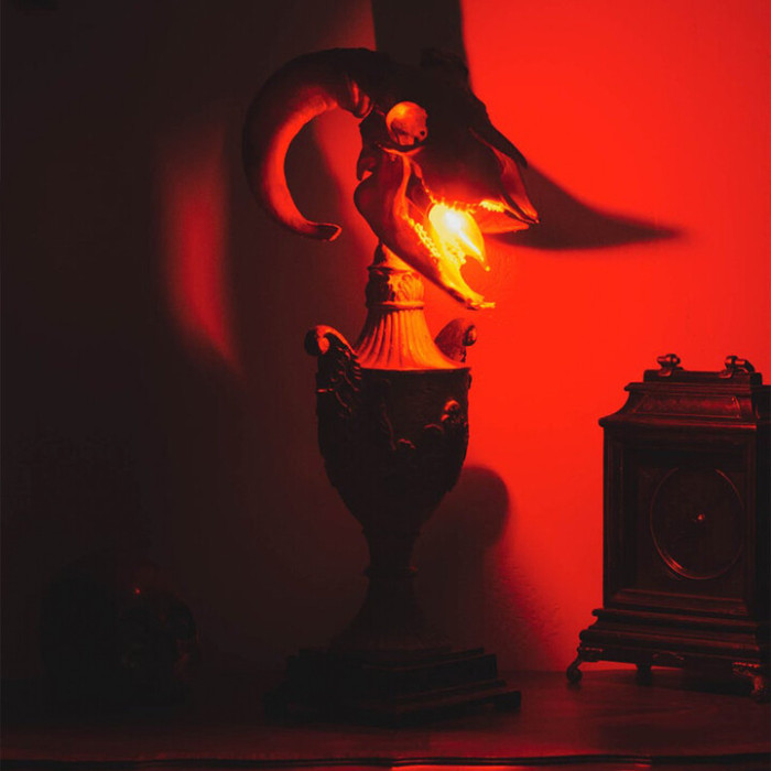 Ram Skull Lamp