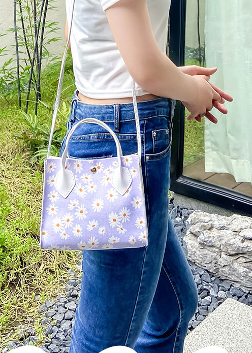 Women Daisy Multifunction Multi-pocket Handbag Shoulder Bag