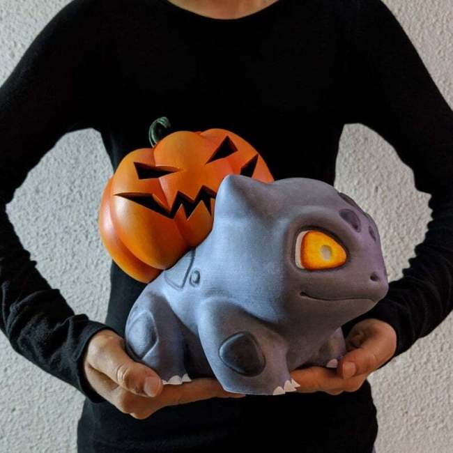 Halloween Pumpkin-Pumpkasaur-Pokemon