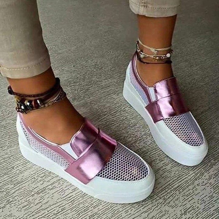 hollow out sneakers