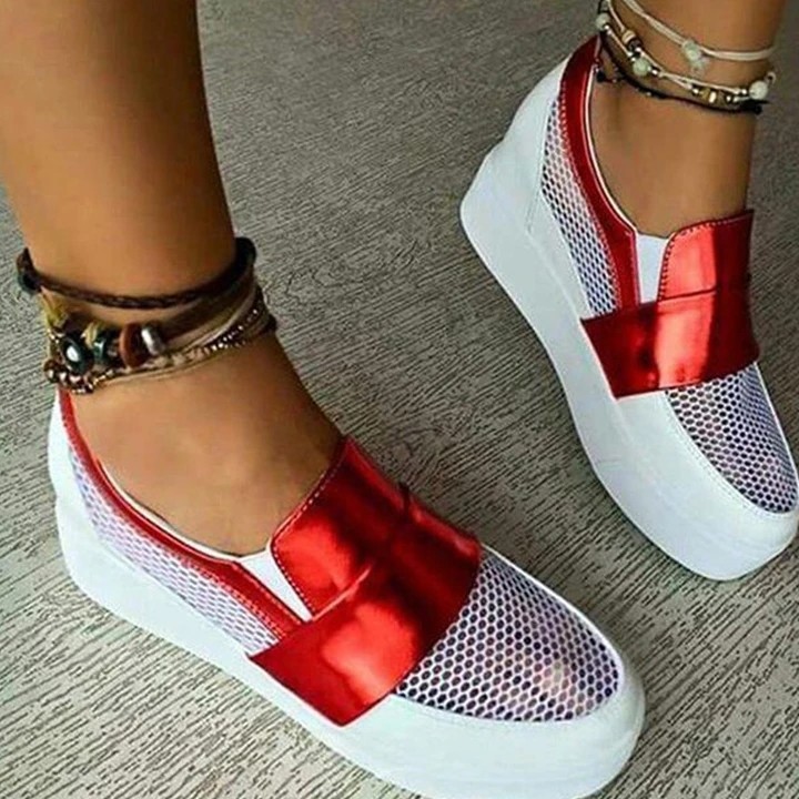 hollow out sneakers