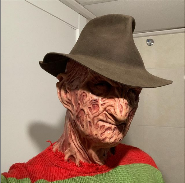 🔥kesicily (50% off today!) Freddy Krueger murderous demon mask in 2021-Halloween pre-sale