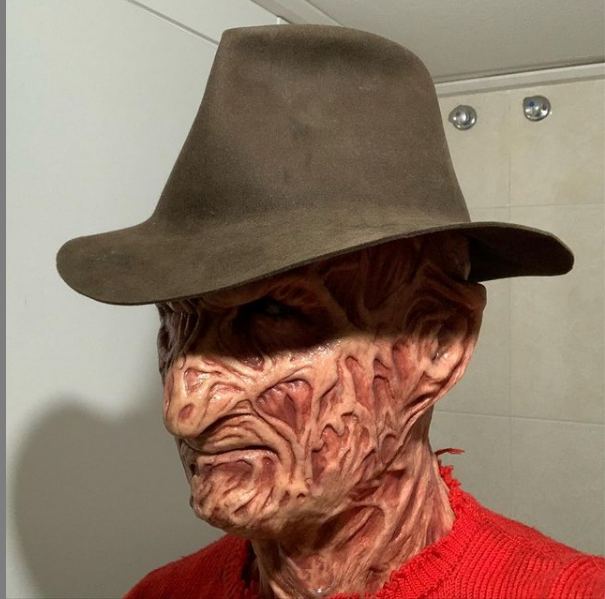 🔥kesicily (50% off today!) Freddy Krueger murderous demon mask in 2021-Halloween pre-sale