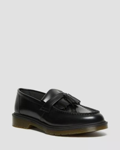 SMOOTH LEATHER TASSLE LOAFERS