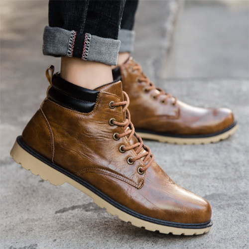 Autumn and Winter New Style Casual Leather Martin Boots