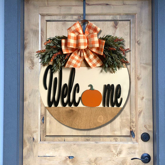 Fall Door hanger-Autumn Nature Decoration(Ready For Shipment!)