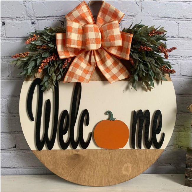 Fall Door hanger-Autumn Nature Decoration(Ready For Shipment!)