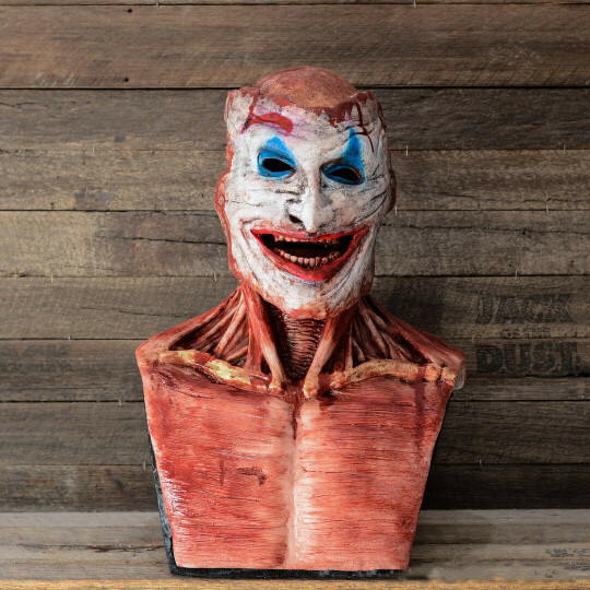 ”Joker or Ghost Rider“ Mask--Tear-off type, With Movable Jaw