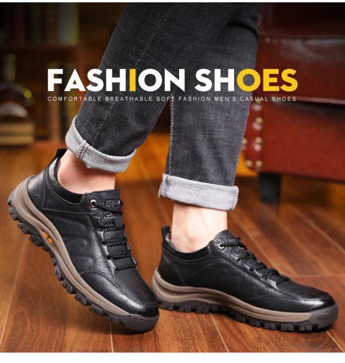 Last Day 50% OFF🎄The best gift right now~🎄Non-slip outdoor hiking shoes men's platform sports shoes tooling shoes