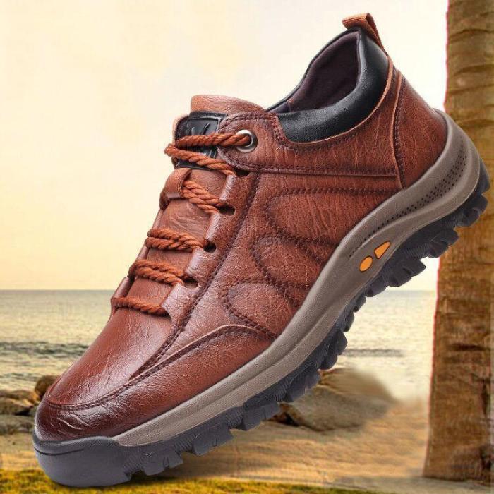 Last Day 50% OFF🎄The best gift right now~🎄Non-slip outdoor hiking shoes men's platform sports shoes tooling shoes