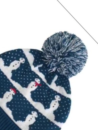 Christmas Snowman Polka Dot Warm Hat