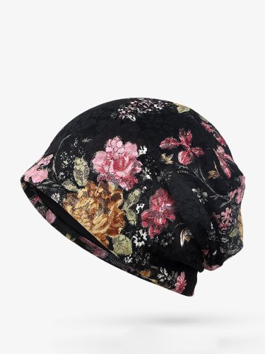 Womens Cotton Flowers Hats