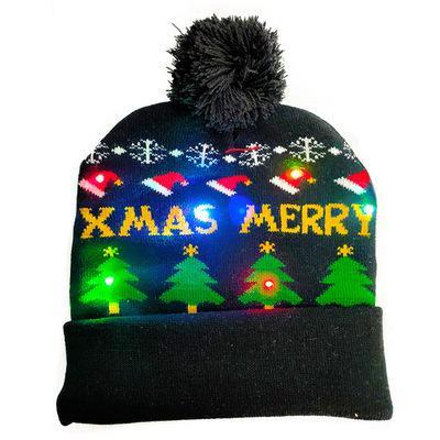 (🎅 Christmas Early Special Offer - 50% OFF) LED Knitted Christmas Hat