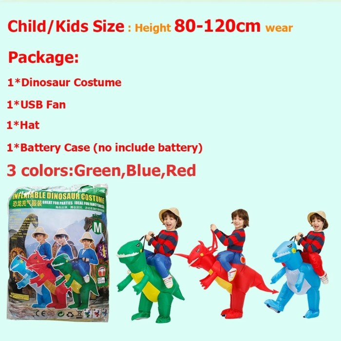 Inflatable Dinosaur Costume For Kids