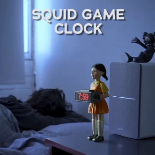 🔥50% OFF Last Day🔥Squid Game Alarm Clock Red Light Green Light Creepy Doll