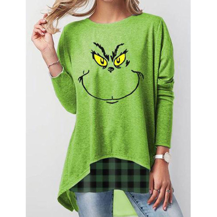 Anime Women's Oversized Hoodies Women Christmas Cotton Kawaii Grinch Hoodie Graphic Sweatshirts Girls Hood Casual