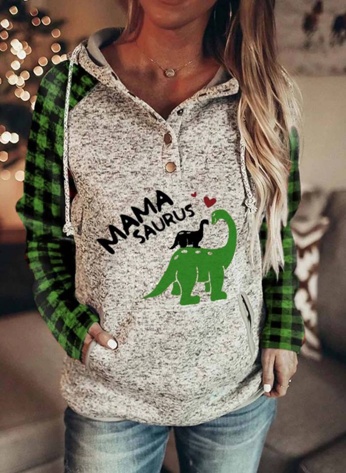 Fashion printed  MAMA  hoodie sweatshirt top