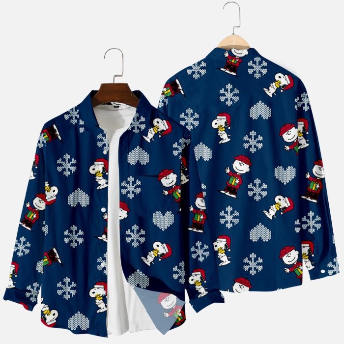 Christmas Dog Cotton-Blend Shirts & Tops