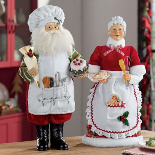 Cooking Santa and Mrs. Claus