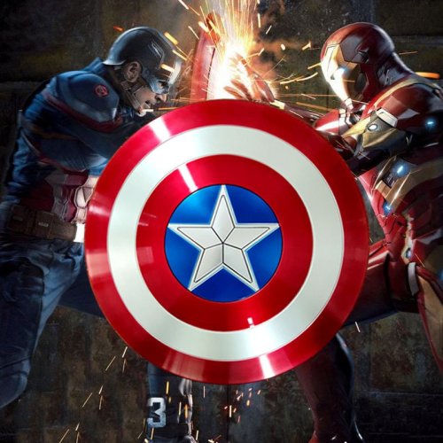 Last Day 50% OFF-Captain America 24 inch Metal Shield for cosplay and home decoration