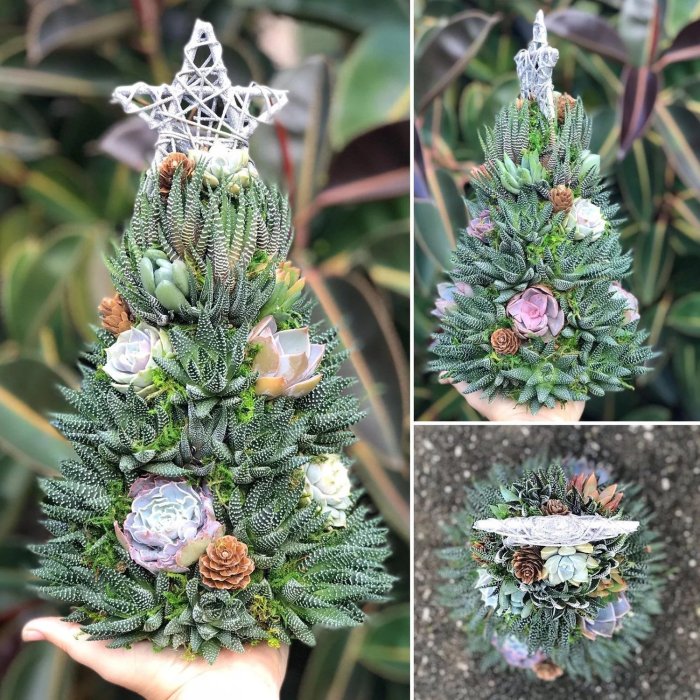 50% OFF Simulated Succulents Christmas Tree Ornament