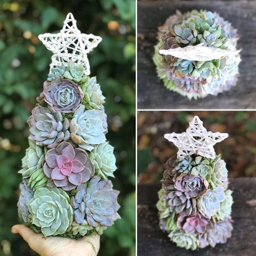 50% OFF Simulated Succulents Christmas Tree Ornament