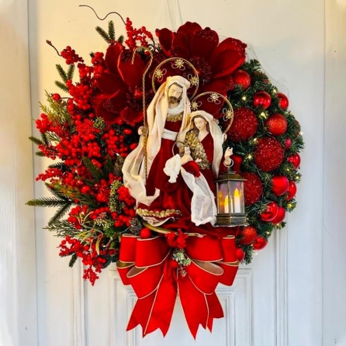 Sacred Christmas Wreath