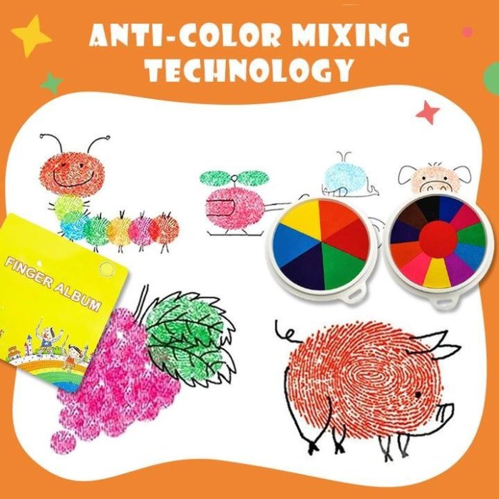 ✨Christmas and Children's Day Hot Sale✨Funny Finger Painting Kit