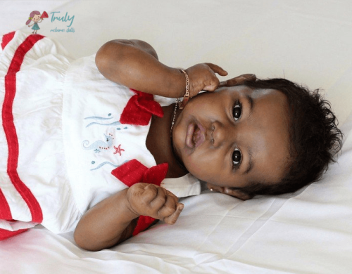 [5-Day Delivery]12'' Realistic Sweet Reborn Baby Girl Doll Kennedy with Coos and ''Heartbeat''