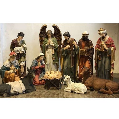 [Clearance Price]11 Piece Outdoor Nativity Lawn art