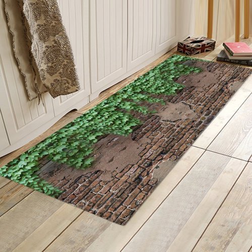 Wall Plant Pattern Rug Bedroom Living room Door Bathroom Anti-slip Floor Mat Carpet