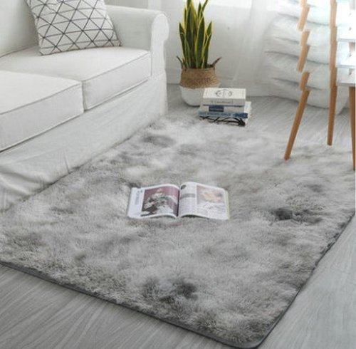 Silk Carpet Printed Living Room Study Mat Bedside Bedroom Rug PV Velvet Carpet