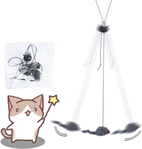 A-Door-Able Bouncing Mouse Cat Toy
