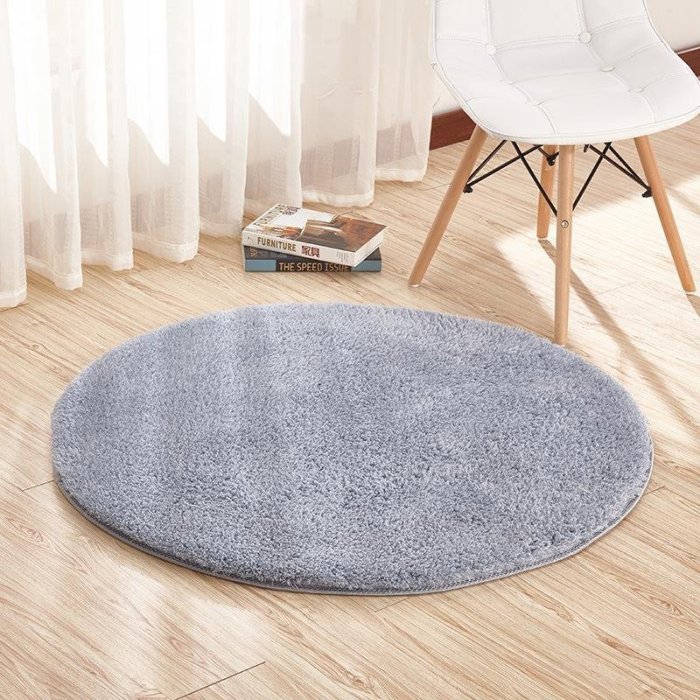 Lamb Velvet Round Carpet Fitness Toga Mat Hanging Basket Pad Computer Chair Cushion Bedroom Living Room Bedside Rug
