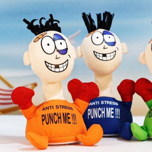 FUNNY PUNCH ME SCREAMING DOLL