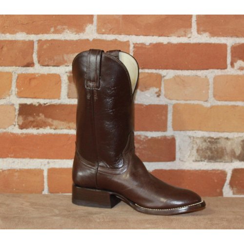 Men's 11  Calf Leather Boot In Brown