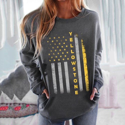 Fashion casual printed Pullover