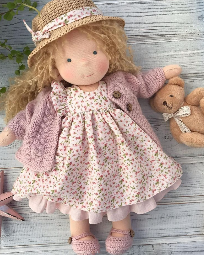 LAST DAY 60% OFF🎁The Best New Year Gift -Artist Handmade Waldorf Doll👧