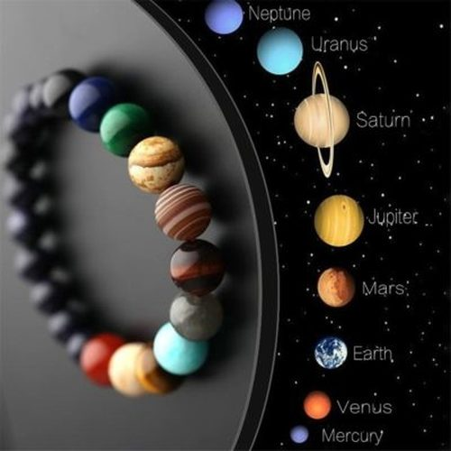 Relationship Couples Bracelet Set With Eight Planets