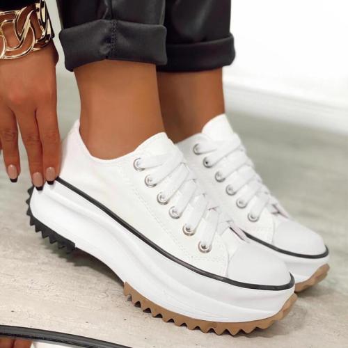 🎁LAST DAY 60% OFF🎁Women's Fashion Casual Lace-up Platform Heel Sneakers