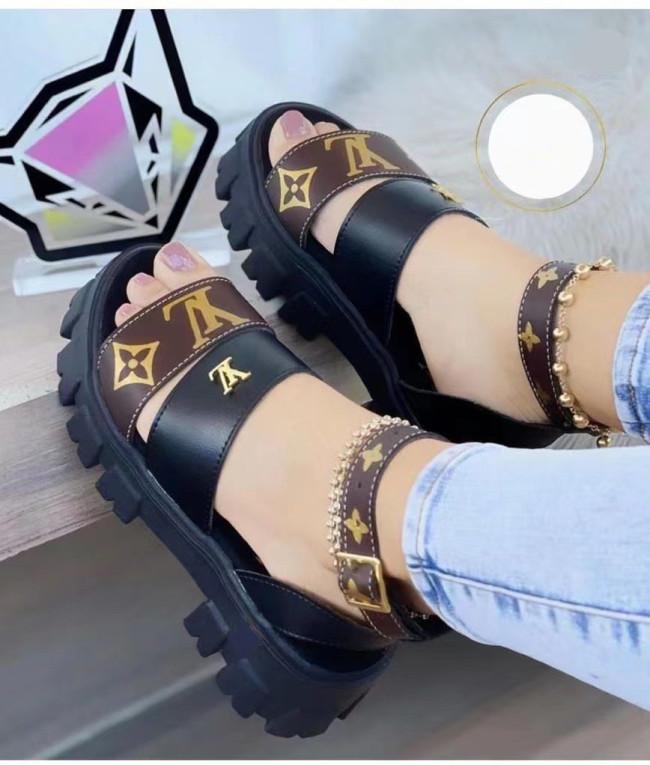 Women's Platform Cutout Sandals