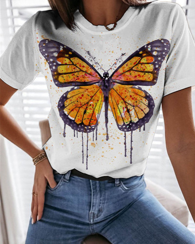 Women's Butterfly Pattern Top
